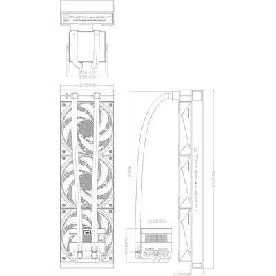 кулер Thermalright Stream Vision 360 Black