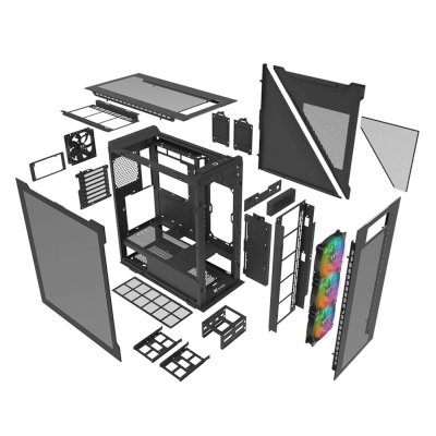 корпус Thermaltake Divider 550 TG Ultra Black CA-1T7-00M1WN-00