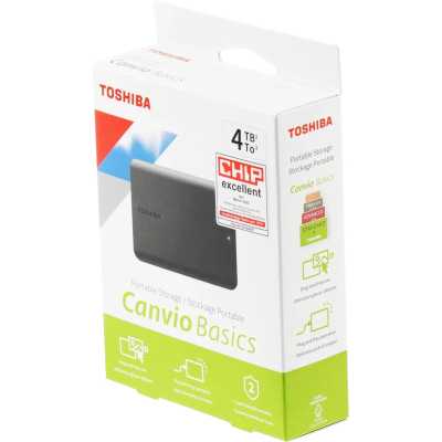 жесткий диск Toshiba Canvio Basics 4Tb HDTB540EK3CA