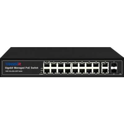 коммутатор Trassir TR-NS24202S-300-16PoE