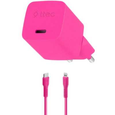 сетевое зарядное устройство TTEC SmartCharger 20W Neon Pink
