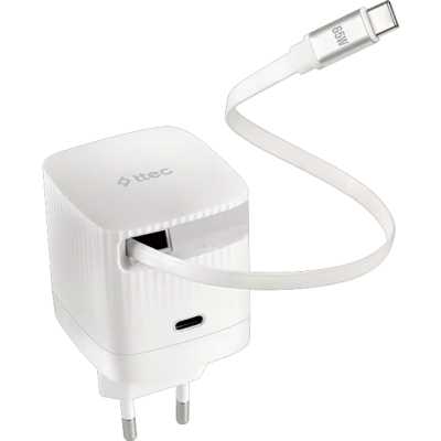 сетевое зарядное устройство TTEC SmartCharger Duo 65W White