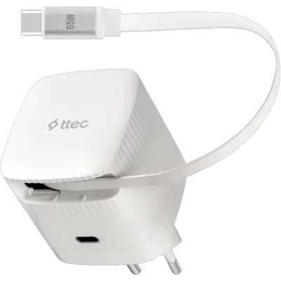 TTEC SmartCharger Duo 65W White