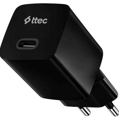 сетевое зарядное устройство TTEC SmartCharger GAN 30W Black 2SCG30S