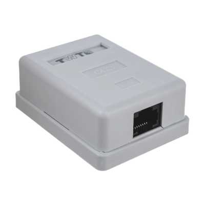 розетка компьютерная TWT TWT-SM1-45-6-WH