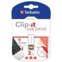 Verbatim 2GB CLIP-IT 043902-177 White