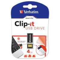 флешка Verbatim 4GB 043901-177 CLIP-IT