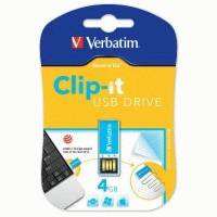 флешка Verbatim 4GB 043911-177 CLIP-IT