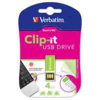 Verbatim 4GB CLIP-IT Green