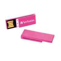 флешка Verbatim 4GB CLIP-IT Pink