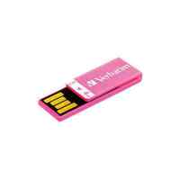 флешка Verbatim 4GB CLIP-IT Pink