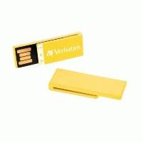 флешка Verbatim 4GB CLIP-IT Yellow