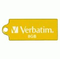 флешка Verbatim 8GB 047422-58 micro drive sunkissed yellow