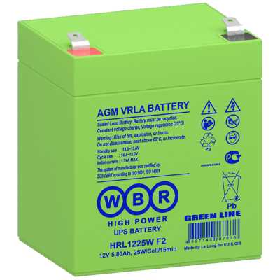 батарея для UPS WBR HRL1225W F2