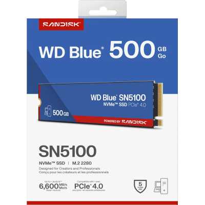 SSD диск WD Blue SN5100 500Gb WDS500G5B0E