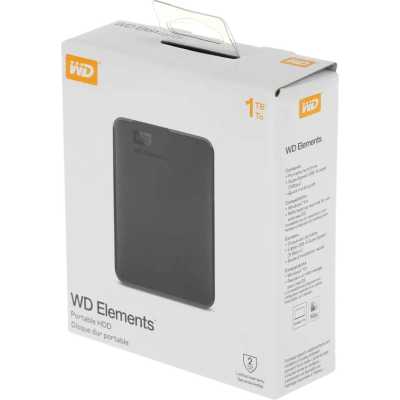 жесткий диск WD Elements Portable 1Tb WDBUZG0010BBK-WESN