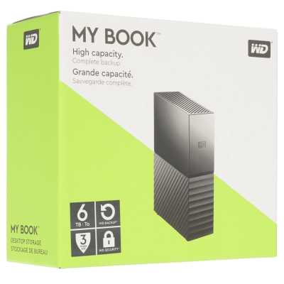 жесткий диск WD My Book 6Tb WDBBGB0060HBK-EESN