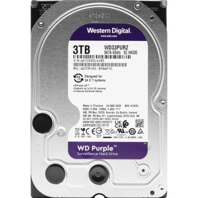 жесткий диск WD Purple 3Tb WD33PURZ