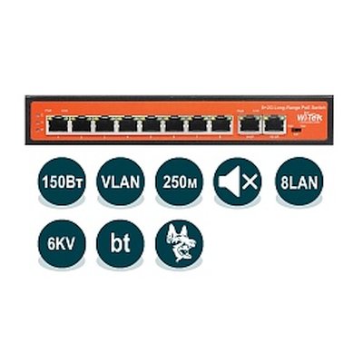 коммутатор Wi-Tek WI-PS210G v2