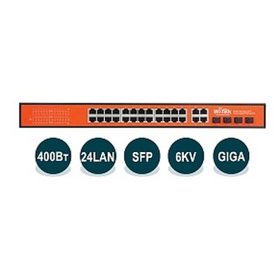 коммутатор Wi-Tek WI-PS328GF