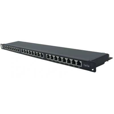 патч-панель Wize Pro W0.5U24CAT5E-SH