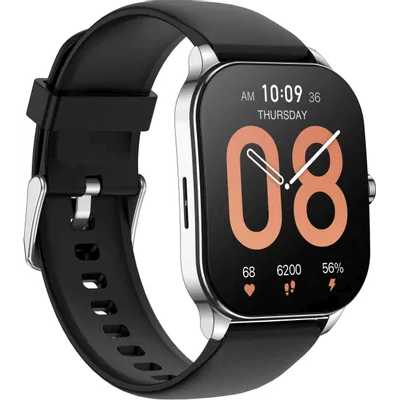 смарт часы Xiaomi Amazfit Pop 3S Black/Silver 6972596107095