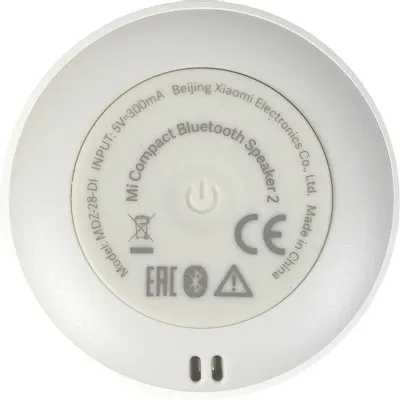 портативная колонка Xiaomi Compact Speaker 2 White