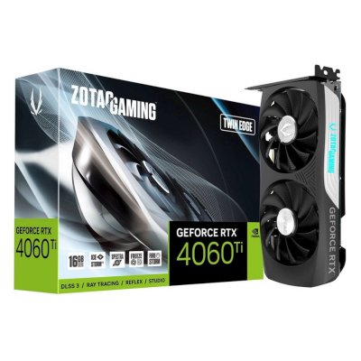 Zotac nVidia GeForce RTX 4060 Ti Twin Edge 16Gb ZT-D40620E-10M