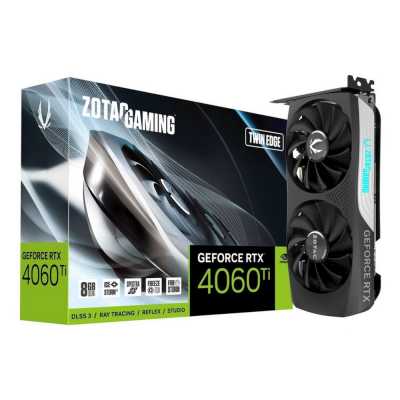 Zotac nVidia GeForce RTX 4060 Ti Twin Edge 8Gb ZT-D40610E-10M