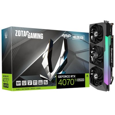 Zotac nVidia GeForce RTX 4070 Ti Super AMP Holo 16Gb ZT-D40730F-10P