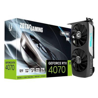 Zotac nVidia GeForce RTX 4070 Twin Edge OC 12Gb ZT-D40700H-10M