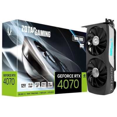 Zotac nVidia GeForce RTX 4070 Twin Edge OC 12Gb ZT-D40740H-10M