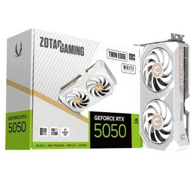 Zotac nVidia GeForce RTX 5050 Twin Edge OC White Edition 8Gb ZT-B50500Q-10M