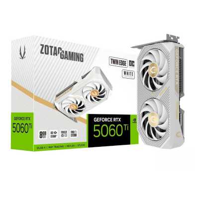 Zotac nVidia GeForce RTX 5060 Ti Twin Edge OC White 16Gb ZT-B50610Q-10M