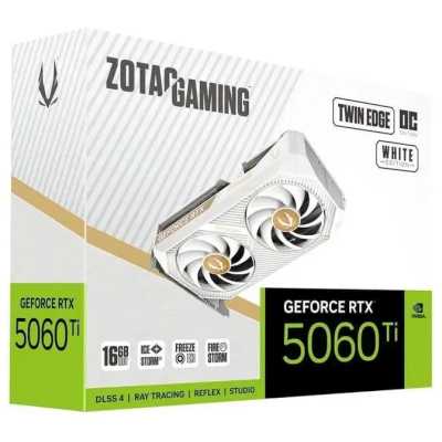 Zotac nVidia GeForce RTX 5060 Ti Twin Edge OC White 16Gb ZT-B50620Q-10M