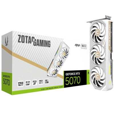 Zotac nVidia GeForce RTX 5070 AMP White Edition 12Gb ZT-B50700FQ-10P